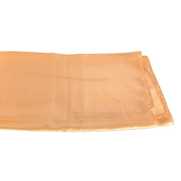 Peach Wild Rag Large Scarf 35x35" Satin Western Accessory Cowgirl or Cowboy - Picture 2 of 11